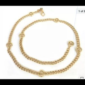 Michael Kors Hamilton Chain Link Belt